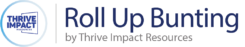 logo website roll up bunting